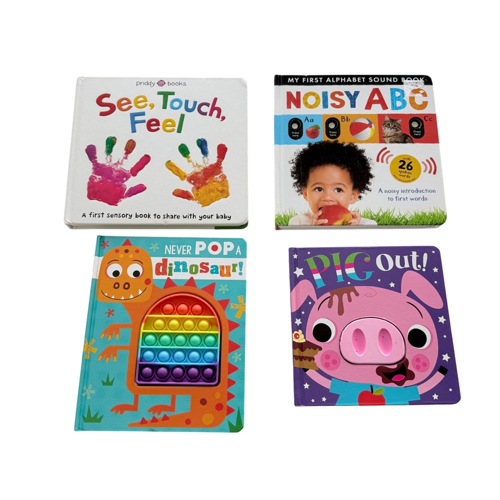 Priddy Books Make Believe Ideas Board Book Lot Kids Sensory Interactive Books